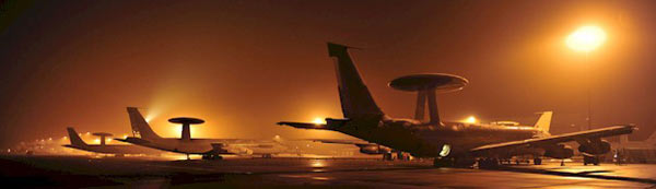 AWACS at night